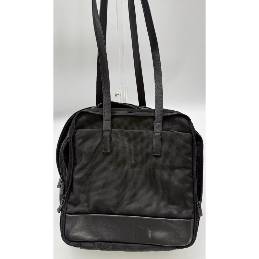 TUMI Laptop Shoulder Bag Brief‎ Bag Black Ballistic Nylon Organizer - Picture 5 of 15